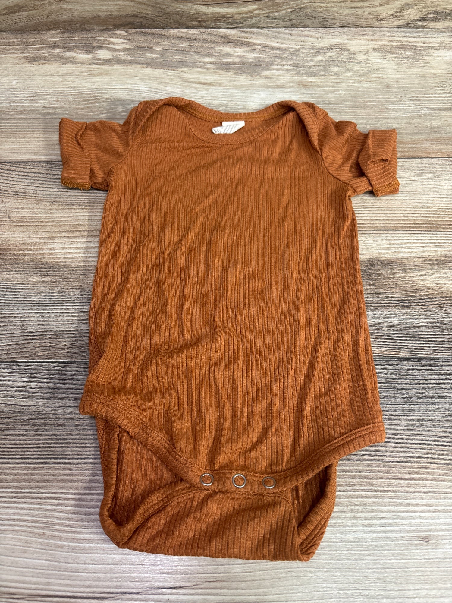 Kate Quinn Ribbed Modal Bodysuit Caramel sz 3-6m