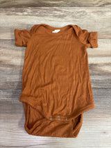 Kate Quinn Ribbed Modal Bodysuit Caramel sz 3-6m