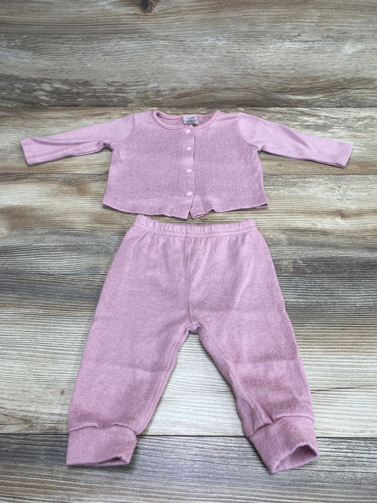 Chick Pea 2pc Cardigan & Pants Pink sz 3-6m