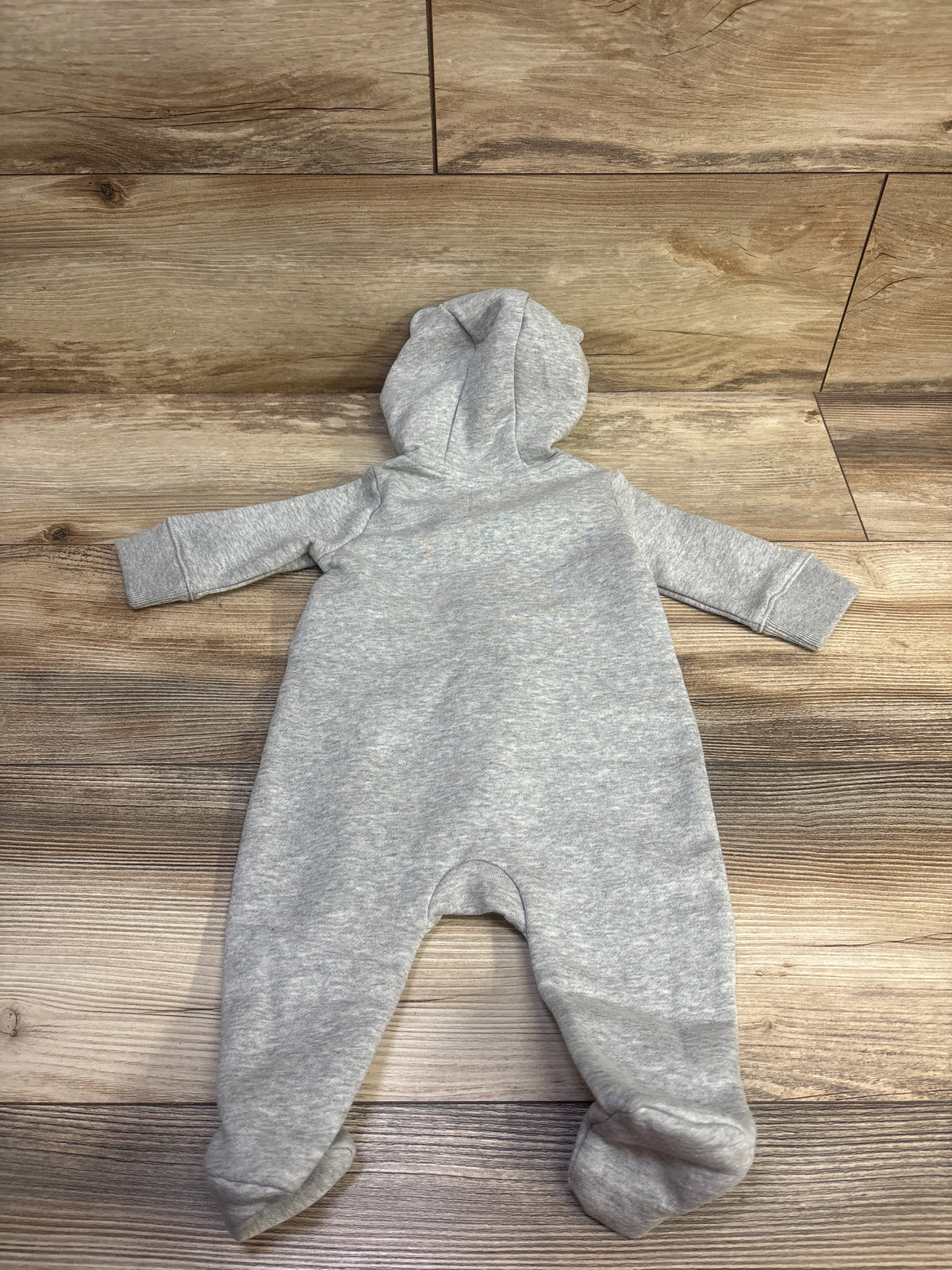 Baby Gap Hooded Coverall Grey sz 0-3m