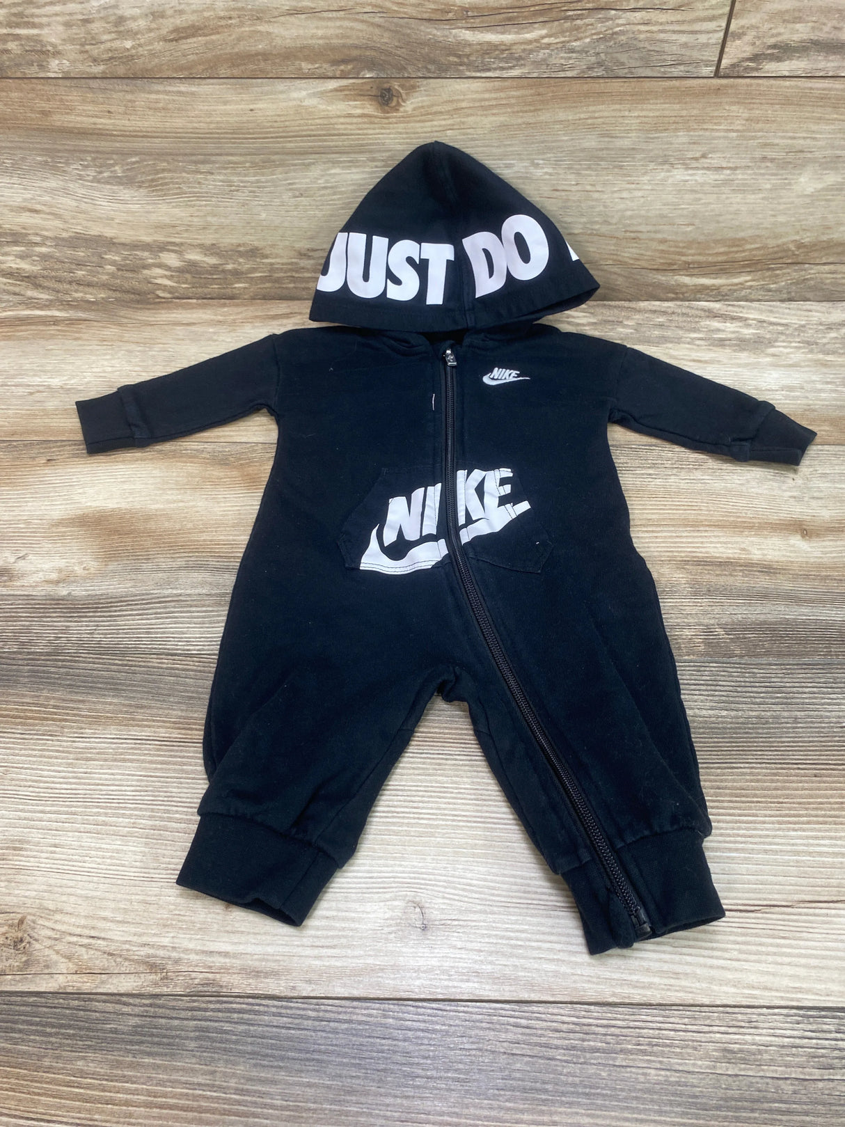 Nike Hooded Coverall Black sz 6m