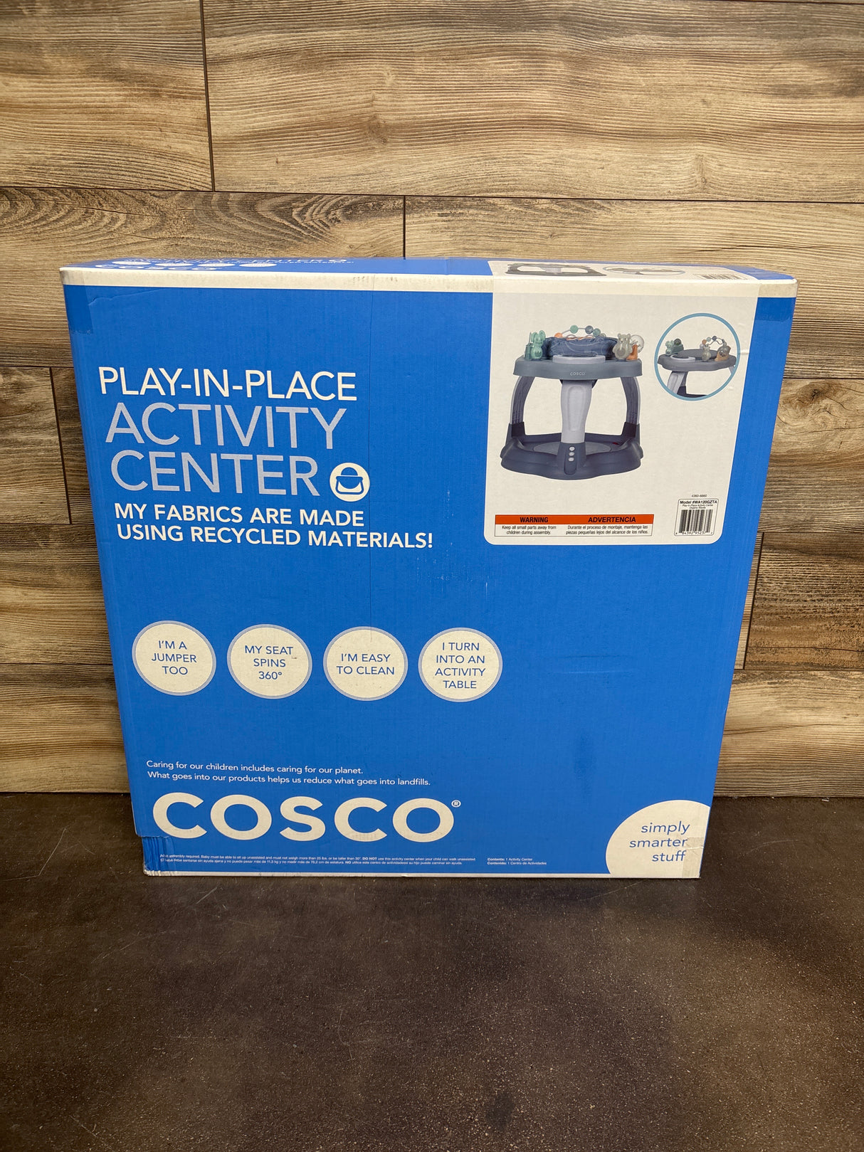 NEW Cosco Play-in-Place Stationary Activity Center - Organic Waves