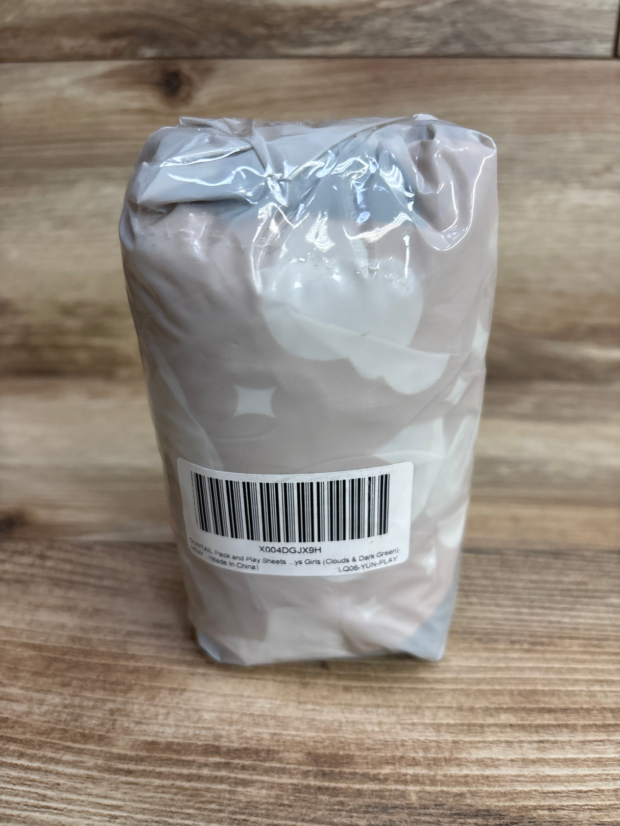 NEW Guntail Pack n Play Sheets 2pk Clouds and Dark Green