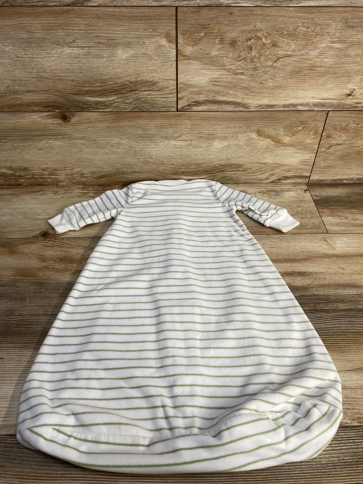Carter's Striped Fleece Sleep Sack White sz 3-6m