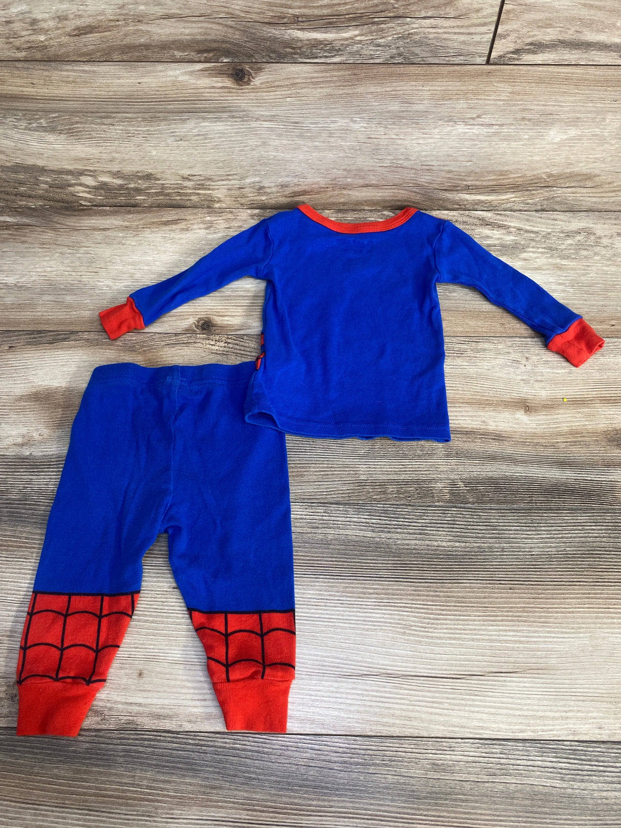 Marvel 2pc Spider-Man Pajama Set Blue sz 12m