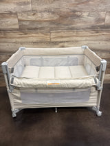 TinyGlow 3-in-1 Pack & Play/Baby Bassinet/Bedside Sleeper Beige