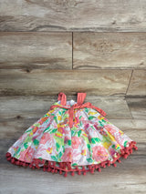 Tommy Bahama Floral Dress Pink sz 24m