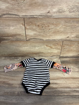 Just Did 9 Months On The Inside Tattoo Sleeve Bodysuit Black sz 0-3m