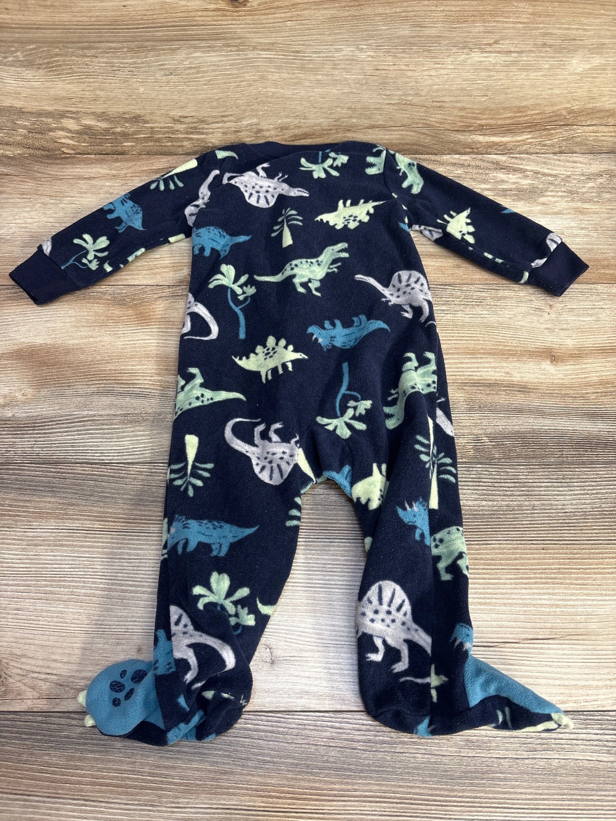 Just One You Dinosaur Blanket Sleeper Navy sz 9m - Me n Mommy To Be