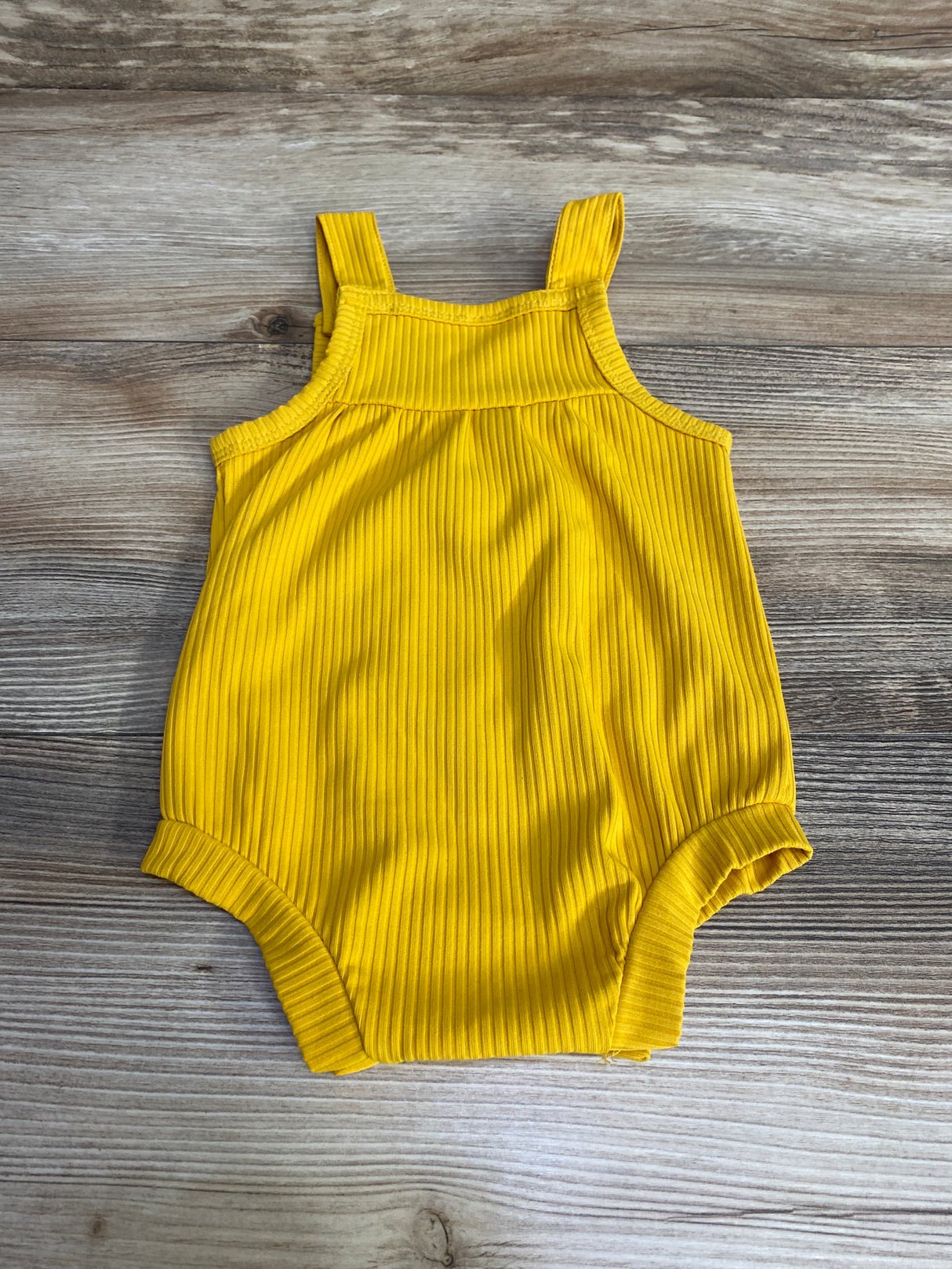 Ribbed Romper Yellow sz 0-3m