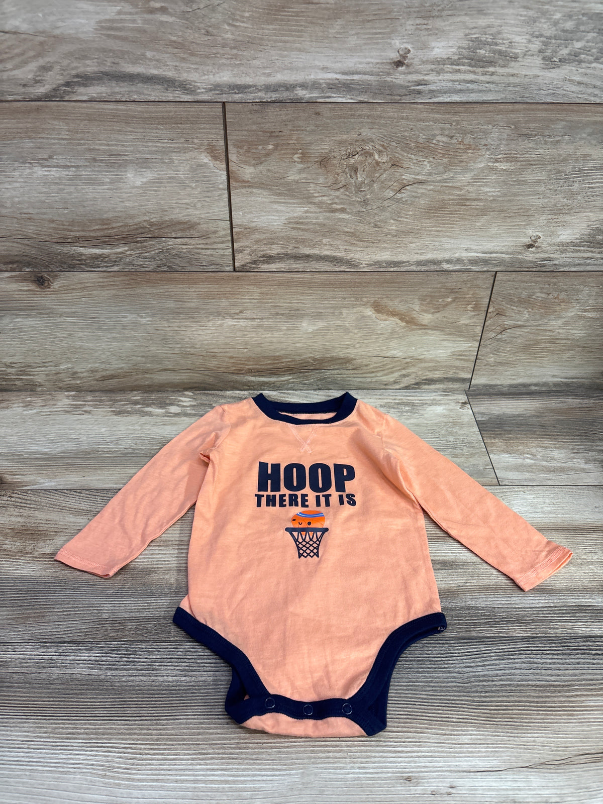 Okie Dokie Hoop There It Is Bodysuit Orange sz 18m
