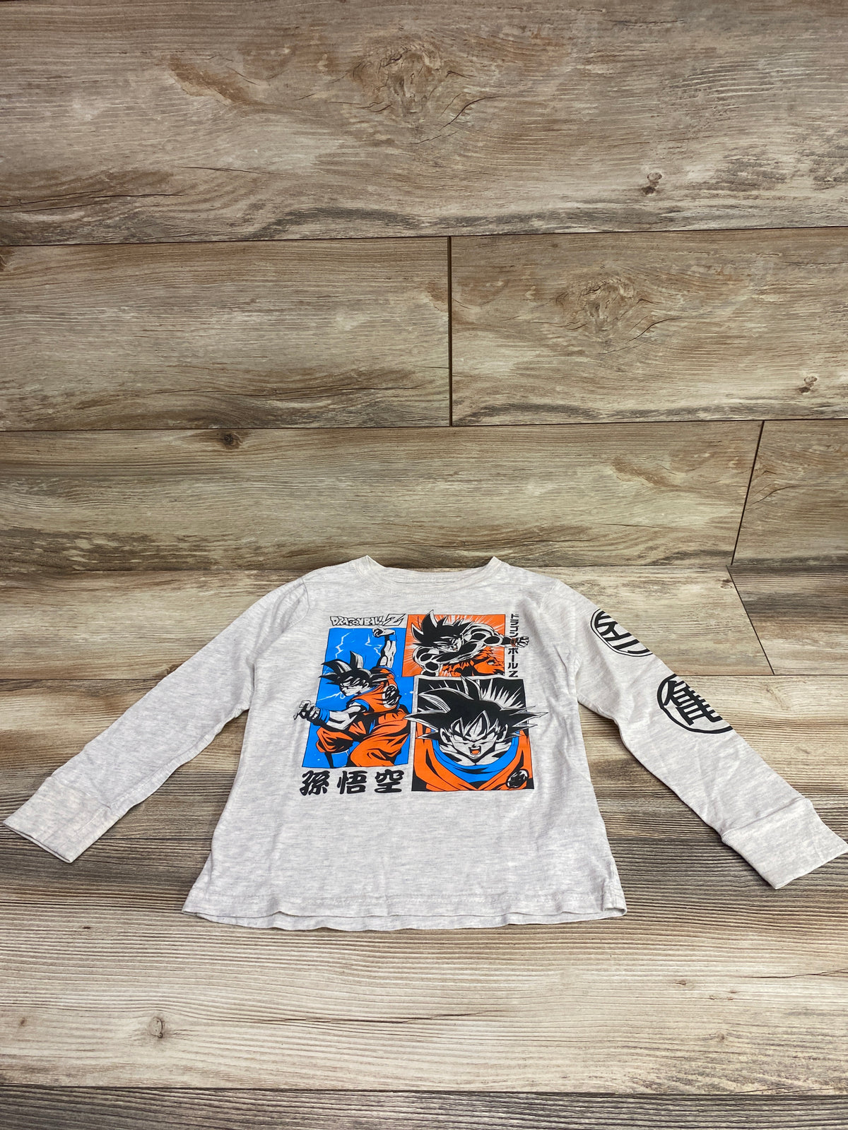 Dragon Ball Z Long Sleeve Shirt Grey sz 5T