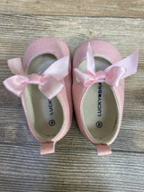 Lucky Brand Bow Mary Jane Crib Shoes Pink sz 4c