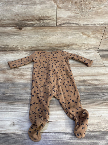Just One You Leopard Blanket Sleeper Brown sz 6m - Me n Mommy To Be