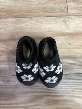 Morendl Floral Sock Shoes Black sz 4.5c