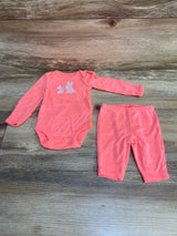 Simple Joys 2pc Bunny Bodysuit & Pants Pink sz Newborn