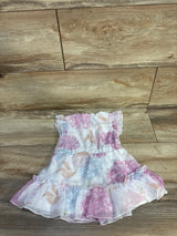 Guess Floral Tulle Dress White sz 6/9m