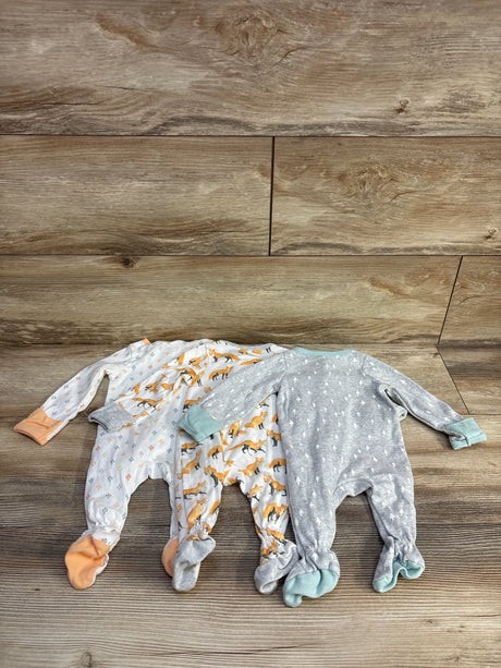 Cloud Island 3pk Sleepers White sz Newborn - Me n Mommy To Be