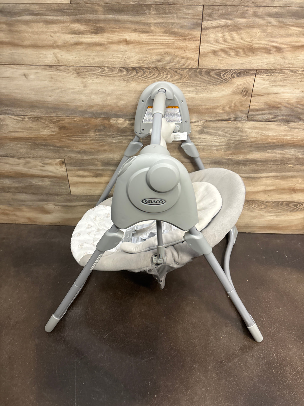 Graco Slim Spaces Compact Baby Swing in Reign Fashion