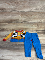 Disney Pixar Toy Story 2pc Woody Pajama Set Yellow sz 3T