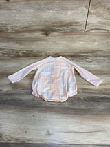 Janie and Jack 1pc Gingham Rashguard Swimsuit White sz 6-12m