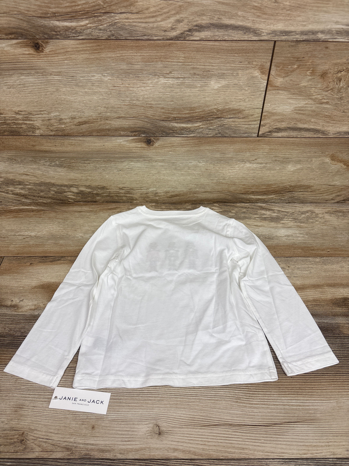 NEW Janie & Jack Nutcracker Dog Long Sleeve Tee Shirt White sz 4T