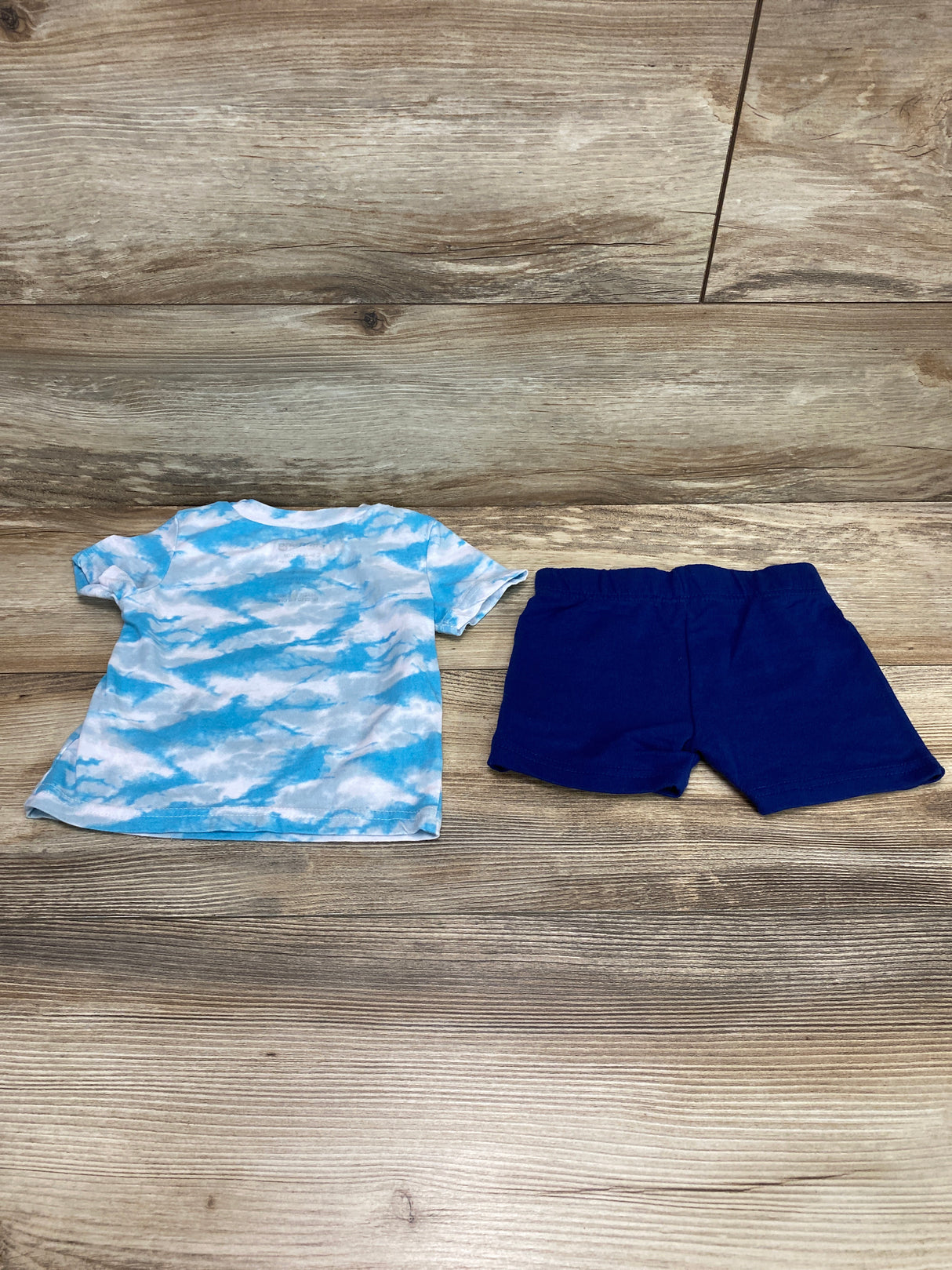 Pinkfong Baby Shark 2pc Shirt & Shorts Blue sz 12m