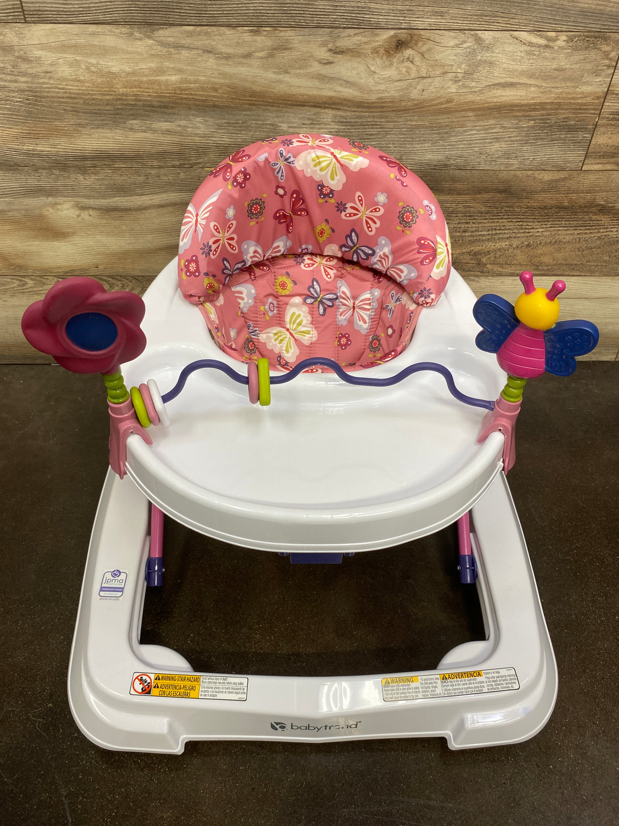 Baby Trend Walker Juneberry Print Pink