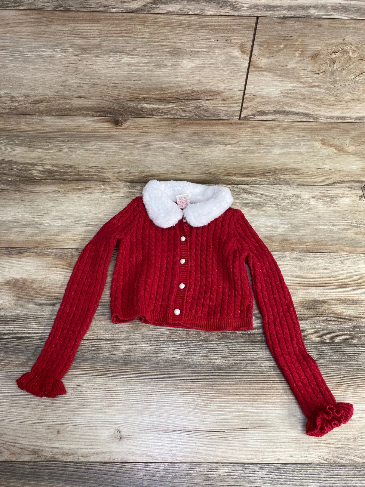 Cynthia Rowley Cable Knit Christmas Sweater Red sz 5-6