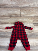 Just One You Hooded Buffalo Fleece Coverall Red sz 6m