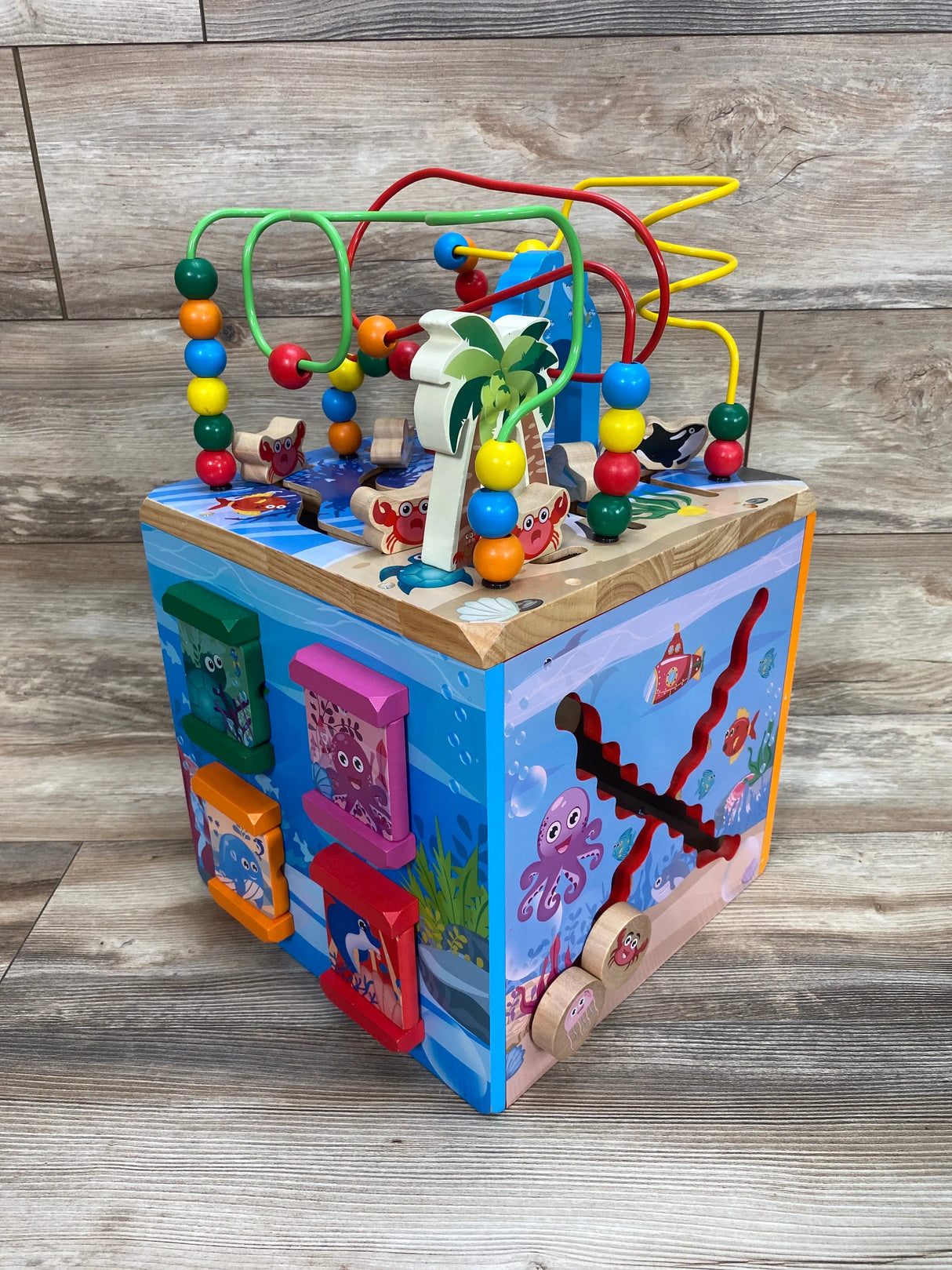 Under The Sea Adventures, Deluxe Activity Wooden Maze Cube