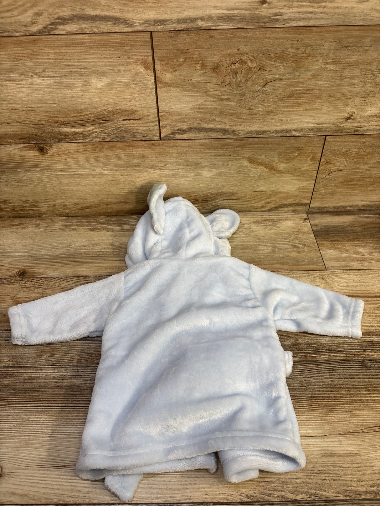 Hudson Baby Hooded Bath Robe Elephant Blue sz 0-9m