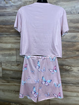2pc Just Believe Nursing Pajama Set Pink sz Large