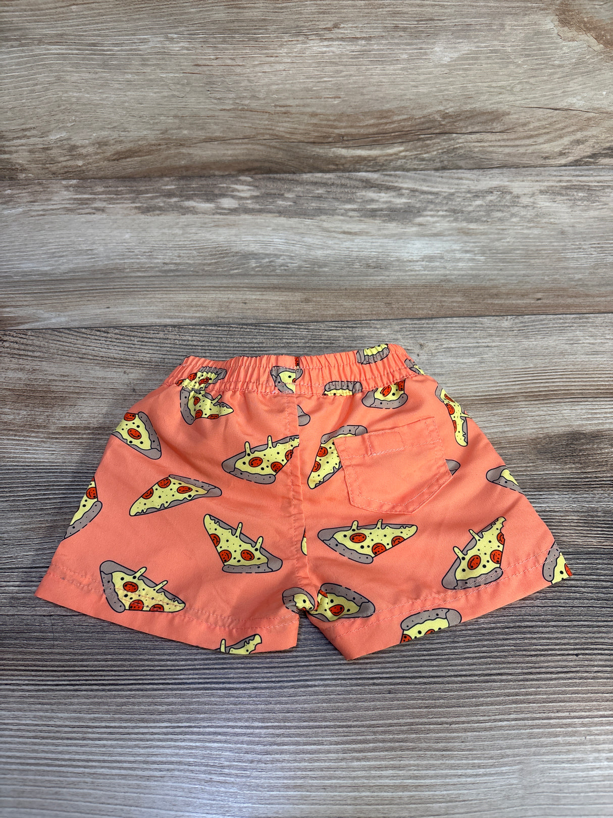 Beetle & Thread Pizza Swim Trunks Orange sz 3m