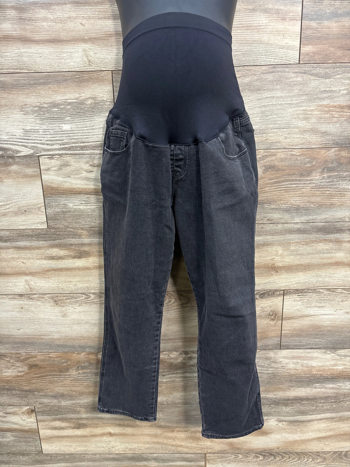 Old Navy Maternity Vintage Slim Fit Jeans Black sz Large - Me n Mommy To Be