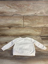 Old Navy Sherpa Lined Bunny Sweatshirt Ivory sz 18-24m
