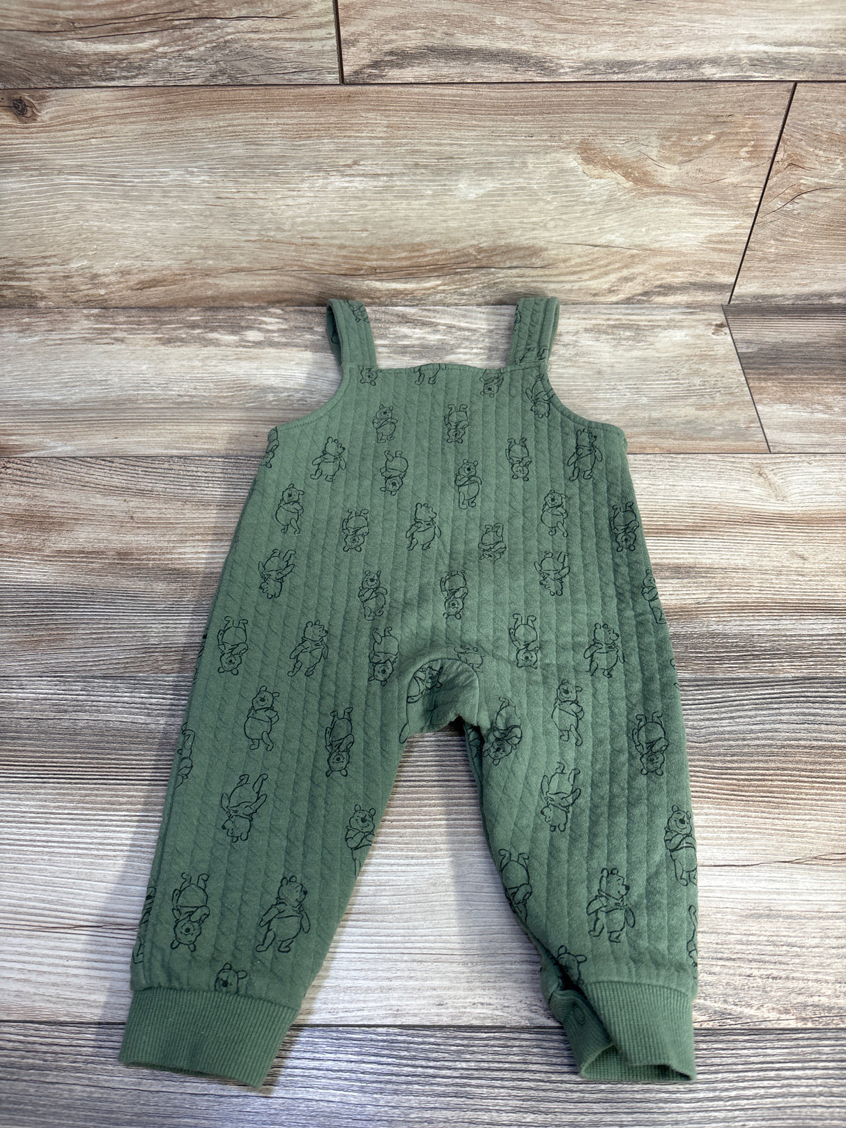 Disney Baby Winnie The Pooh Overalls Green sz 12m