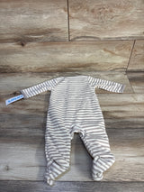 NEW Carter's Striped Blanket Sleeper Beige sz 3m