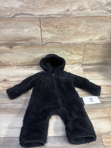 NEW Nike Sherpa Hooded Coverall Black sz 3m