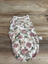Insular Baby Swaddle Wrap Floral Ivory sz 3-6m