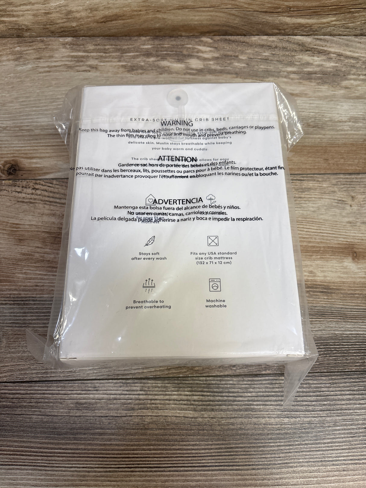 NEW Mushie Extra Soft Muslin Crib Sheet in Rainbow