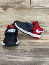 Nike Team Hustle Black University Red Sneakers sz 10c