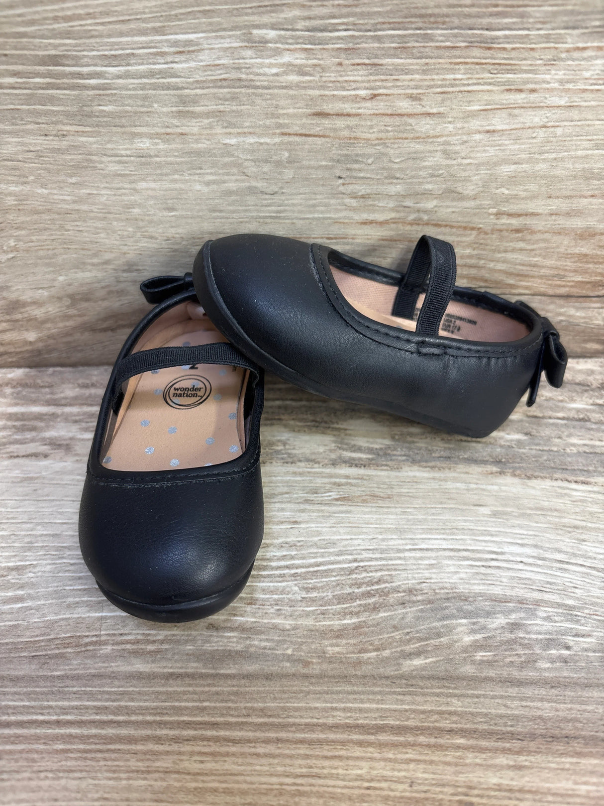 Wonder Nation Bow Ballet Flats sz 2c