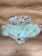 Hello Kitty & Friends Ribbed Tutu Bodysuit Dress Blue sz 0-3m