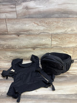 Tushbaby Hip Seat w/ The Hands-Free Attachment 2-in-1 Combo Carrier up to 45lbs Black