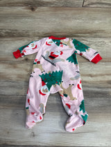 Carter's Christmas Blanket Sleeper Pink sz 3m