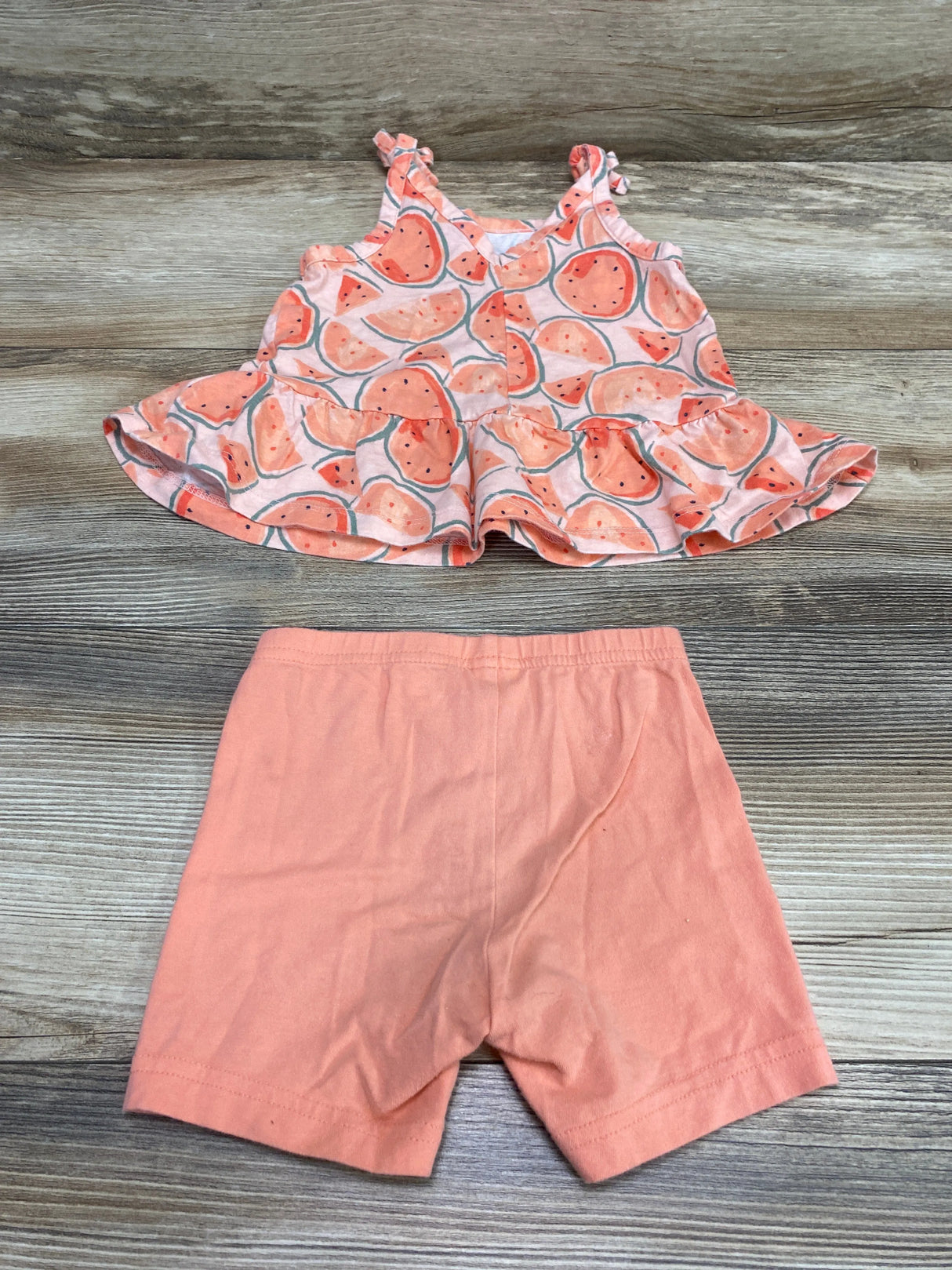 Just One You 2pc Watermelon Top & Shorts Pink sz 18m