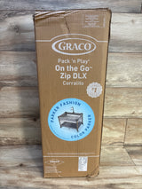 NEW Graco On the Go Zip DLX Travel Playard in Parker Gray