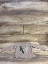 Pekkle Long Sleeve Astronaut Shirt Brown sz 3T