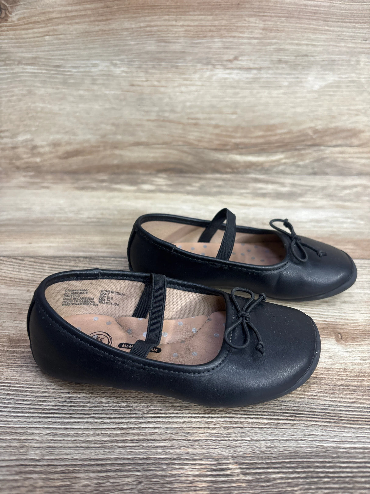 Wonder Nation Bow Ballet Flats sz 7c